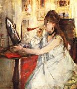 Berthe Morisot Young Woman Powdering Herself china oil painting reproduction